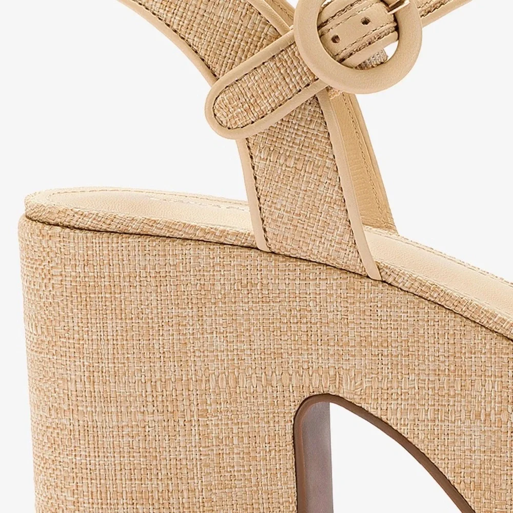 Larroude Misso Platform Strap Sandal